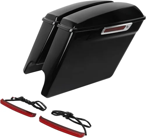 Miniatura 17 de TCT-MOTORPARTS - Alforjas rígidas con pestillo, color negro mate