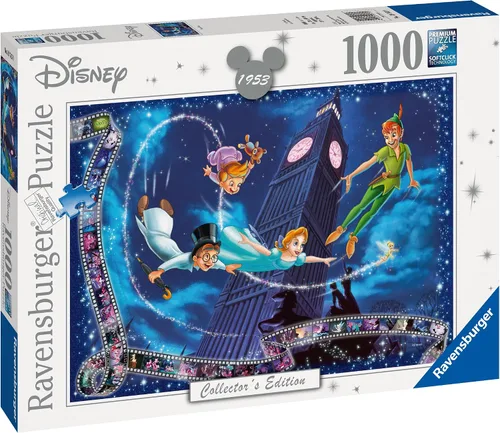 Miniatura 3 de Ravensburger Disney Edición Coleccionista Peter Pan - Rompecabezas de 1000 piezas para adultos, cada pieza es única, la tecnología Softclick