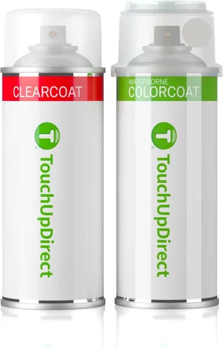 Miniatura 52 de TouchUpDirect NH-578 Taffeta White compatible con Pintura de retoque Honda Exact Match en aerosol - Kit esencial Tafetán Blanco