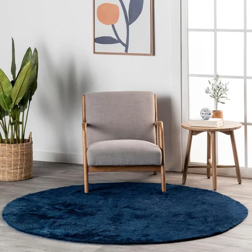 Miniatura 14 de nuLOOM Alfombra de Área de Felpa Acogedora de 5' x 8', Lavable a Máquina, Antideslizante, Alfombra Shag Suave y Esponjosa para Sala de Estar, Crema