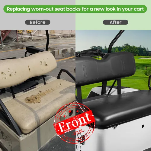Miniatura 3 de 10L0L Conjunto de Asiento Delantero para Carrito de Golf para EZGO TXT 1994-2013, Cojines de Fondo de Asiento de Estilo Fábrica y Kit de Reemplazo