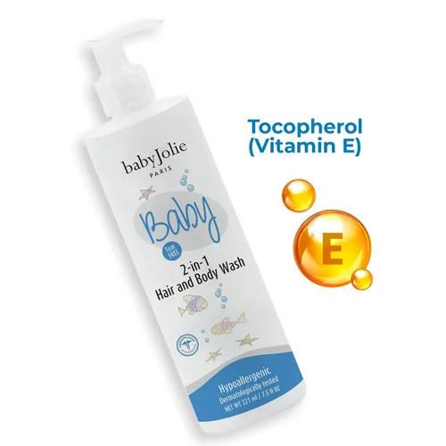 Miniatura 2 de Baby Jolie Gel de baño para bebés, gel de baño y cabello para niños y recién nacidos 2 en 1, champú + jabón, 7.5 onzas, 7.5 fl oz (1)