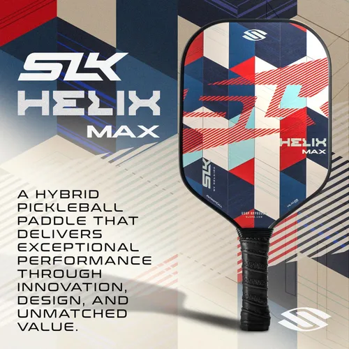 Miniatura 3 de Selkirk Sport SLK Helix Pro Paleta de Pickleball Paletas de Pickleball de Fibra de Carbono Termoformada con Cara Híbrida de Fibra de Carbono