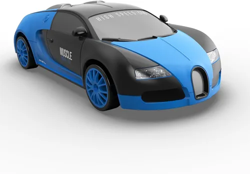 Miniatura 8 de Coche de control remoto RC Drift Car 2.4GHz escala 1:24 4WD de alta velocidad RC Vehículo con luces LED, baterías y neumáticos a la deriva, autos