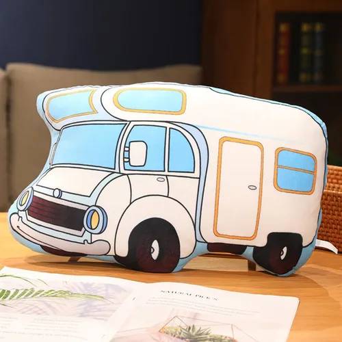 Miniatura 12 de WAIUYIA Almohada creativa con forma de vehículo rellena para auto, camión, bonita almohada de felpa para automóvil, cojín decorativo para cama