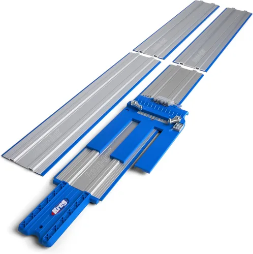 Kreg KMA3700 Accu-Cut XL - Sistema universal de guía de sierra de riel - Haz cortes rectos, cruzados, rasgados y en ángulo fácilmente