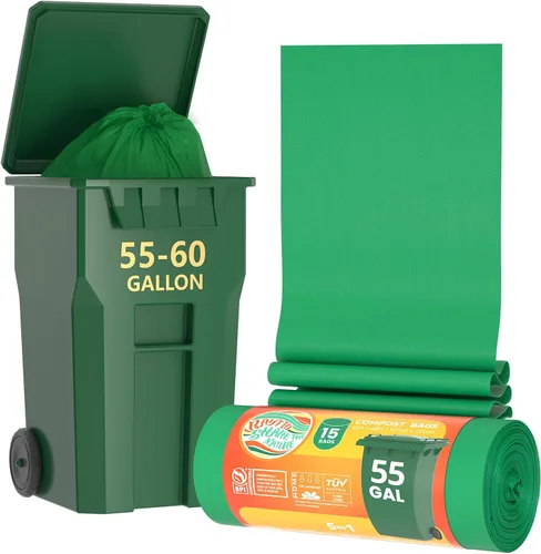 Miniatura 12 de Bolsas de compost 3 galones, 100 unidades, bolsas de compost para restos de comida que caben en el contenedor de la encimera, bolsas pequeñas