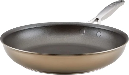 Anolon Ascend - Sartén antiadherente anodizada dura, buena para todas las estufas (gas, superficie de vidrio, eléctrica y de inducción), apta para