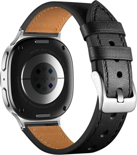 Miniatura 9 de Correa de cuero GEAK compatible con Samsung Galaxy Watch 7 de 40 mm, 44 mm, Galaxy Watch 6 5 4 de 40 mm, 44 mm, Galaxy Watch 6 Classic de 47 mm, 43