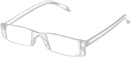 Miniatura 8 de VEVESMUNDO Gafas de lectura transparentes sin montura para hombres y mujeres, elegantes lectores estrechos