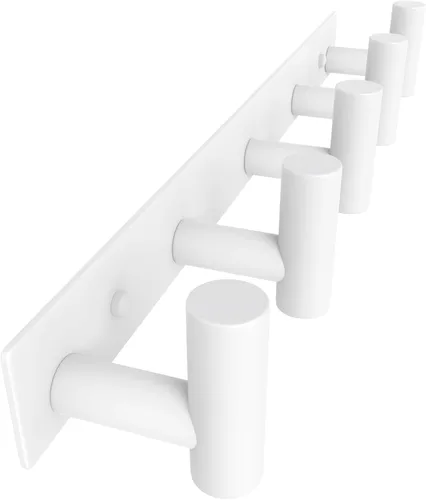 Miniatura 33 de VAEHOLD Ganchos de Pared para Abrigos Montados en Pared, Perchero con 6 Ganchos Dobles para Colgar Toalla Sombrero Abrigo Bata Bolsa Llave para Baño