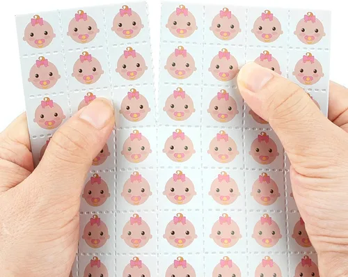 Miniatura 4 de Tarjetas de bingo para baby shower para 24 jugadores, suministros de actividades para fiesta de bingo de bebé recién nacido rosa