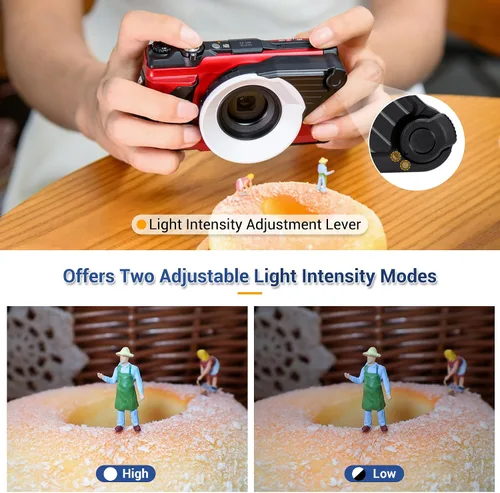 Miniatura 3 de JJC Difusor de flash para Olympus TG-7 TG-6 TG-5 TG-4 TG-3 TG-2 TG-1, repuesto Olympus FD-1, luz difusora de flash macro para Tough TG7 TG6 TG5 TG4
