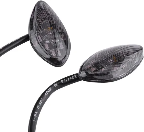 Miniatura 5 de Keenso 2 unids luz de giro de motocicleta, señales de giro al ras en forma de ojo para Grom 2014-2016
