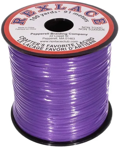 Miniatura 9 de Craft County Rexlace Plastic Craft Lace - Encaje para manualidades, 3/32 pulgadas (verde manzana)