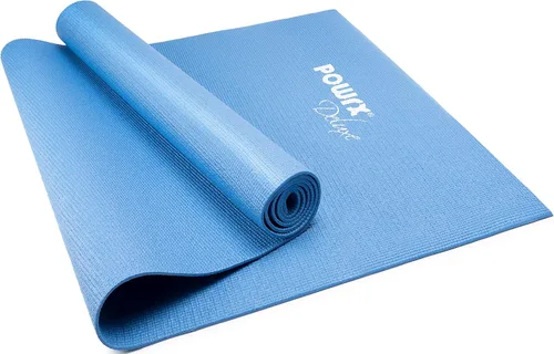 POWRX Esterilla de yoga extra gruesa | Superficie antideslizante | Entrenamiento versátil | Alfombrilla de pilates | Diseño apto para viajes con