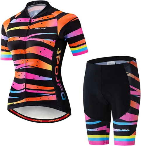 Miniatura 144 de Hotlion Conjuntos de camisetas de ciclismo para mujer, ropa de ciclismo de verano, trajes de bicicleta de carretera, ropa de ciclismo de manga corta