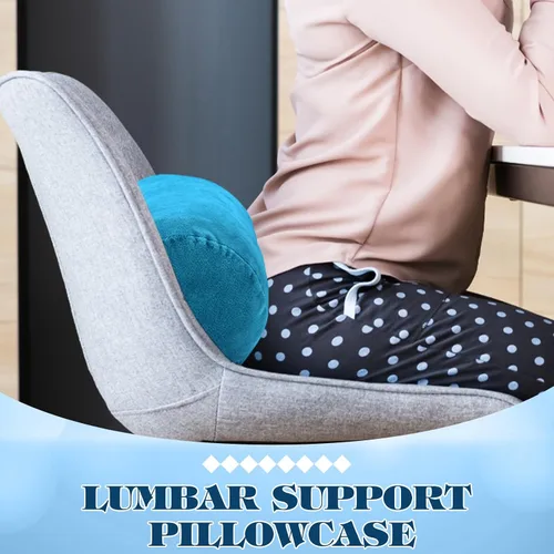 Miniatura 5 de Newwiee 2 fundas de almohada cilíndricas para el cuello cervical con cremallera de 16 x 6 pulgadas, rollo de cuello redondo, funda de almohada Azul