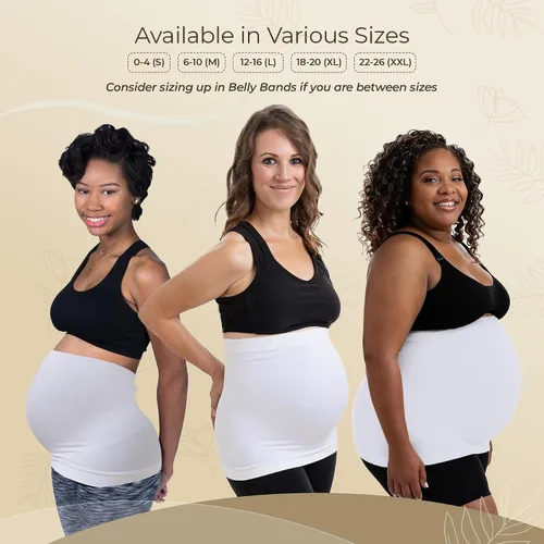 Miniatura 5 de Maternity Belly Band - 4-Way Stretch Post Partum Belly Band For Lumbar & Back Support - Pregnancy Gifts for Moms