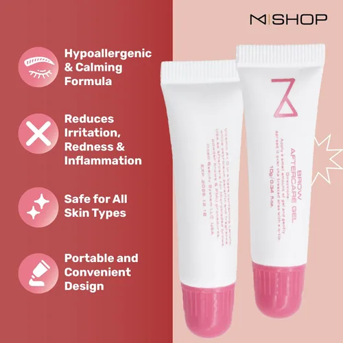 Miniatura 5 de M - Paquete de 25 ungüentos de gel A&D para cuidado posterior de cejas para microblading, cejas y maquillaje permanente - Alivia la piel después
