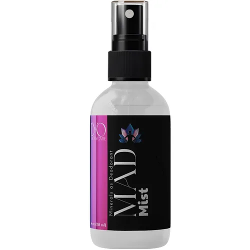 Desodorante de sal mineral natural, desodorante de 2 ingredientes, sin bicarbonato de sodio, sin clorhidrato de aluminio, desodorante para todo el