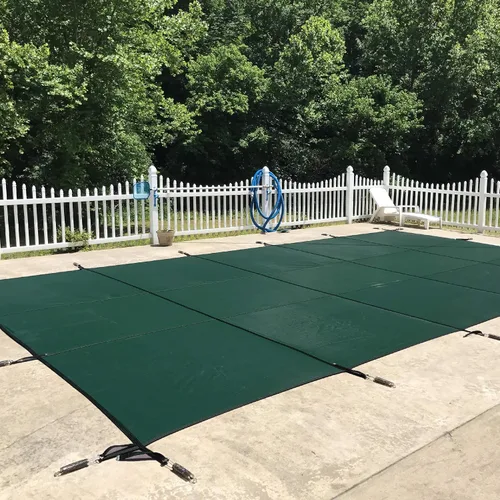 Miniatura 11 de WaterWarden Cubierta de seguridad para piscina premium, 14 x 28 pies para piscinas a nivel del suelo, garantía de 20 años, resistencia y durabilidad