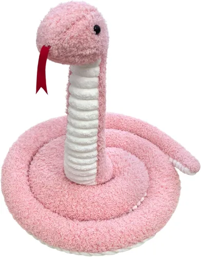 Miniatura 14 de Juguete de peluche negro de serpiente de peluche, suave juguete de peluche para niños y niñas, regalos para niños o novia, 17 pulgadas