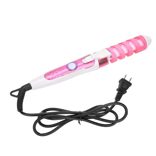 Miniatura 6 de KIMISS Varita rizadora en espiral, rizador de pelo eléctrico y estilizador con barril de cerámica, 110-240V