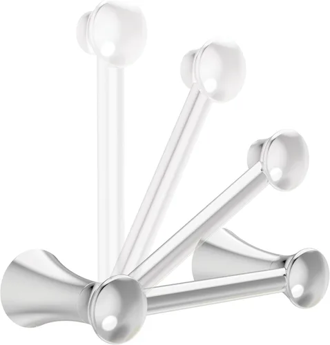 Miniatura 2 de Delta Lahara (1-Paquete) Soporte para Rollo de Papel Higiénico de Cromo Pulido para Organización y Almacenamiento en el Baño Soporte Pivotante