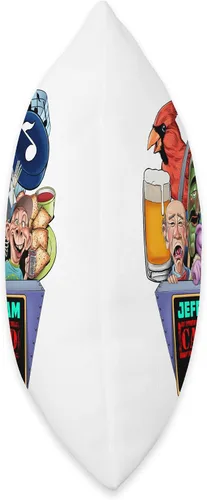Miniatura 2 de JEFF DUNHAM St. Louis, MO (2023) - Almohada de 16 x 16 pulgadas, multicolor