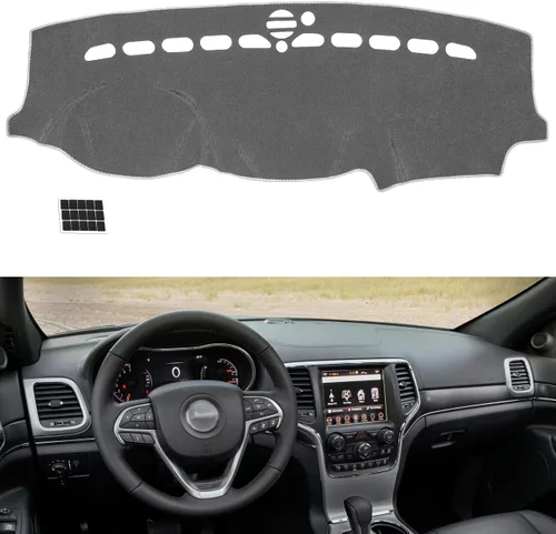 Miniatura 12 de TUCAREST Funda para salpicadero Compatible con Ch-Evy Silverado 1500/2500 HD/3500 HD 2019-2023, GM-C Sierra/HD 2500/ HD 3500 2019-2023, alfombrilla