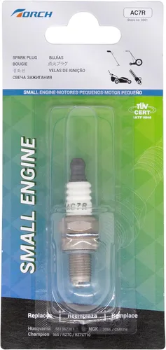 Miniatura 3 de 4PK TORCH AC7R Bujía de repuesto para Husqvarna 581362301, para NGK 3066/CMR7H, para Champion 965/RZ7C RZ7CT10, para Brisk TR14C TR14S