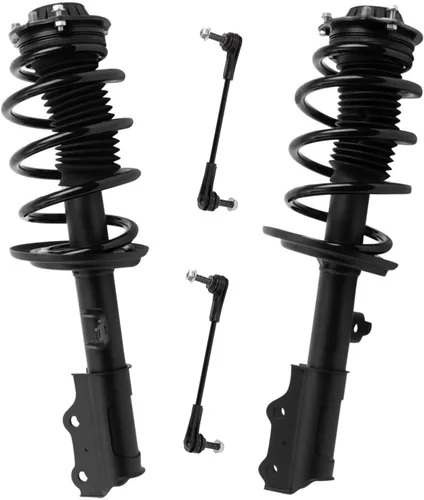 Miniatura 99 de Detroit Axle - Kit de 4 piezas RWD Puntales Delanteros Barras Estabilizadoras para Ford F-150 2021 2022 2023 2024, 2 Puntales con Resorte Helicoidal