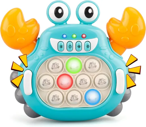 Miniatura 12 de GAPER GO Juguete antiestrés con luz para niños de 5, 7, 8 a 12, rompecabezas de mano, juguetes sensoriales con pantalla LED, juguetes de Navidad