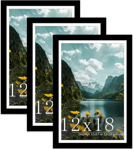 Miniatura 69 de Picrit Paquete de 3 portarretratos de 20 x 20 pulgadas, póster de 16 x 16 pulgadas con paspartú o de 20 x 20 pulgadas sin paspartú para montaje
