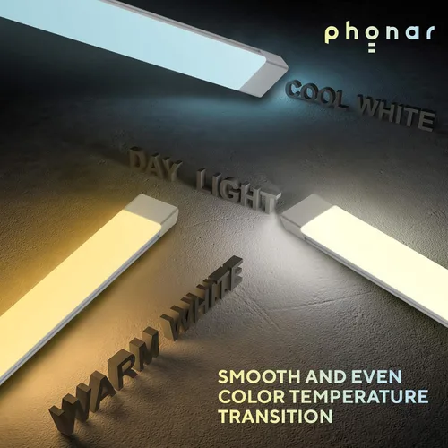 Miniatura 2 de phonar Lámparas LED de iluminación debajo del gabinete de 24 pulgadas para cocina, armario, LED de color variable bajo mostrador, sensor