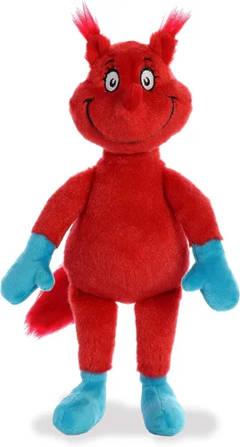 Aurora® Whimsical Dr. Seuss™ Fox in Socks - Peluche con licencia oficial para juegos imaginativos, perfecto para niños y adultos, color rojo, 12