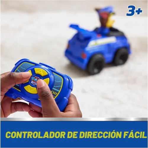 Miniatura 3 de Paw Patrol Chase RC Action Cruiser, auto a control remoto con luces LED y controlador de fácil dirección, juguetes para niños y niñas a partir de 3