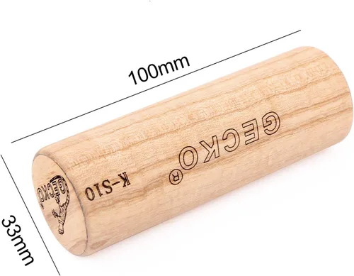 Miniatura 3 de GECKO Maracas - Martillo de arena, instrumento de percusión, maracas naturales de madera para adultos, utilizado en actuaciones en vivo
