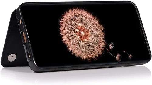 Miniatura 6 de Funda de teléfono para Samsung Galaxy S9 Plus con protector de pantalla de vidrio templado y tarjetero con soporte para tarjetero, accesorios