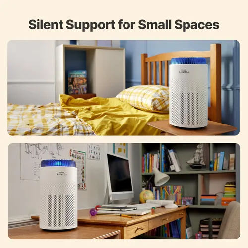 Miniatura 6 de COWAY Airmega 50 - Purificador de aire para dormitorio de hasta 500 pies cuadrados, filtro HEPA y desodorización para humo, alergias, caspa