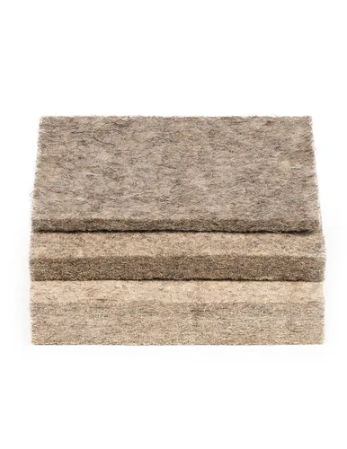 Miniatura 2 de The Felt Store F-1 Bolsas de muestra cuadradas de fieltro industrial de 3 pulgadas x 3 pulgadas de material de fieltro en 1/8 ", 1/4 ", 1/2