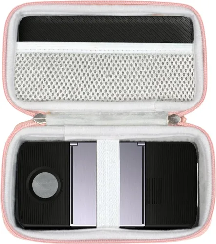 Miniatura 4 de Funda para proyector Moto Insta-Share, bolsillo de malla para cable, cargador y otros accesorios, correa de seguridad elástica en la base, correa