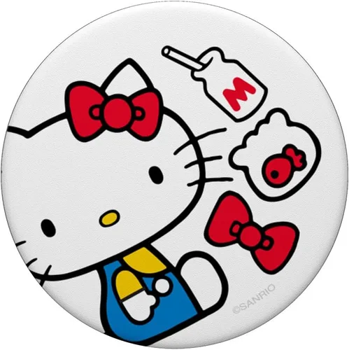 Miniatura 3 de Hello Kitty Retro Favorite Things PopSockets - Soporte para teléfonos inteligentes y tabletas, PopSockets, adhesivo PopGrip