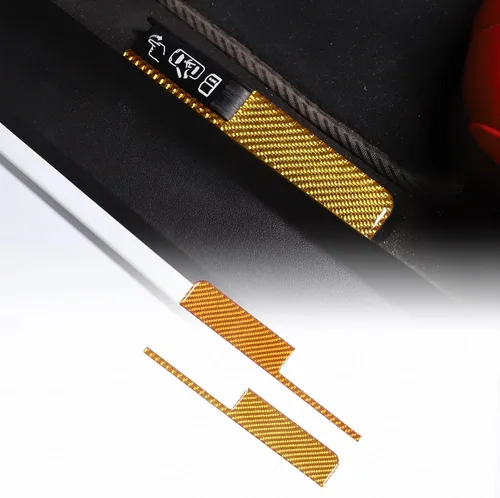 Miniatura 9 de Adhesivo de interruptor de cerradura de puerta de emergencia de fibra de carbono 3D suave Compatible con Corvette C8 Stingray Z06 Z51 2020 2021 2022