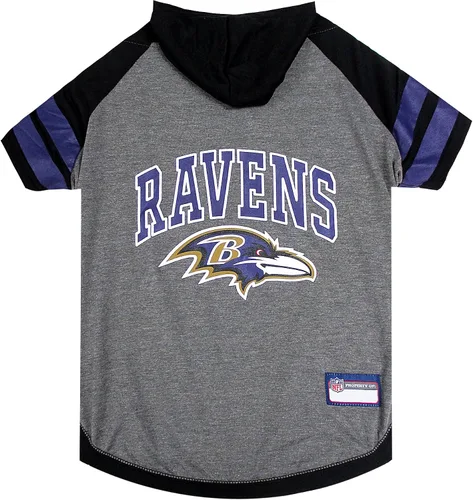 Miniatura 34 de NFL sudadera con capucha tee para perros y gatos. Fútbol perro sudadera con capucha playera disponible en todos los equipos de 32 NFL. cuttest
