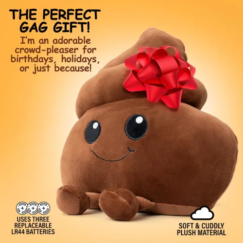 Miniatura 4 de Twiddler Toys Juguetes de Popo Emoji - Fabricante de Sonidos de Pedo - Juguete de Peluche Grande de 11 Pulgadas que Hace 20 Divertidos Sonidos