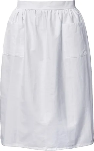 Geyoga Delantales para mujeres con bolsillos Cocina Cocinando Camarera Sirvienta Delantal Falda Vintage Lindo Volantes Vestido Disfraz, Blanco,