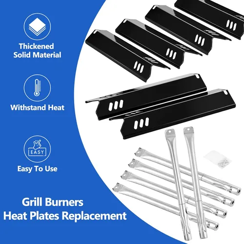 Miniatura 6 de GR2205723-OG-00 Piezas de parrilla para quemadores de parrilla gourmet al aire libre, placas de calor GR2323101-OG-00 GR2205720-OG-00 Escudo