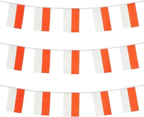 Miniatura 25 de Bandera de Colombia, bandera colombiana, pequeña cadena de banderas de Colombia, mini banderas colombianas, utilizada para fiestas, escuela, eventos